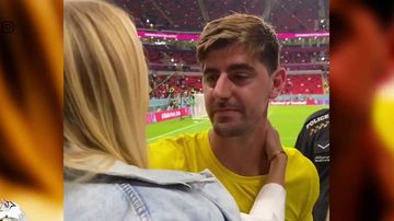Mishel Gerzig, novia de Courtois, se salta las normas en Qatar - Socialité