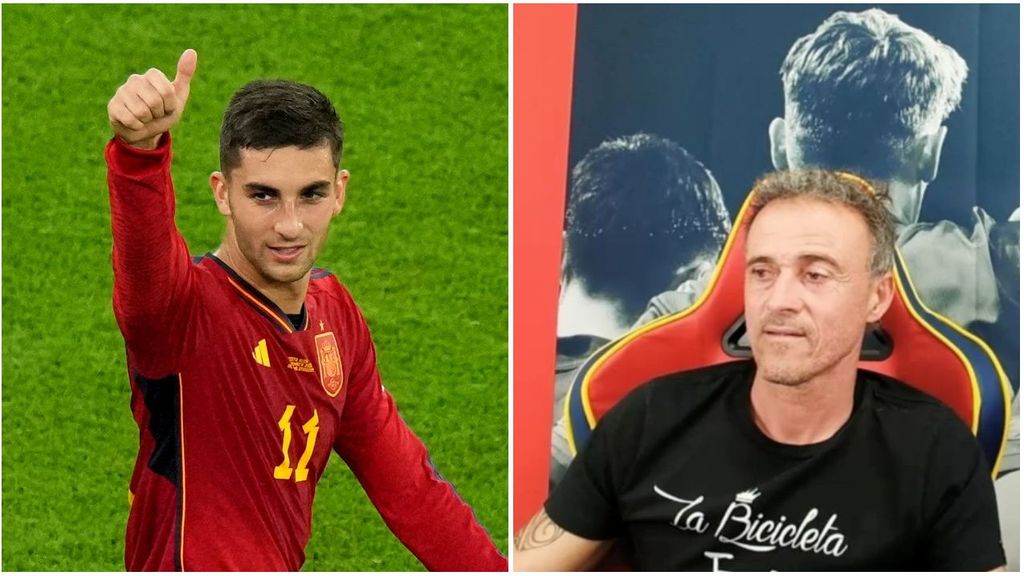 Luis Enrique advierte a Ferran Torres: “Si marca y hace el gesto del chupete, lo cambio al momento"