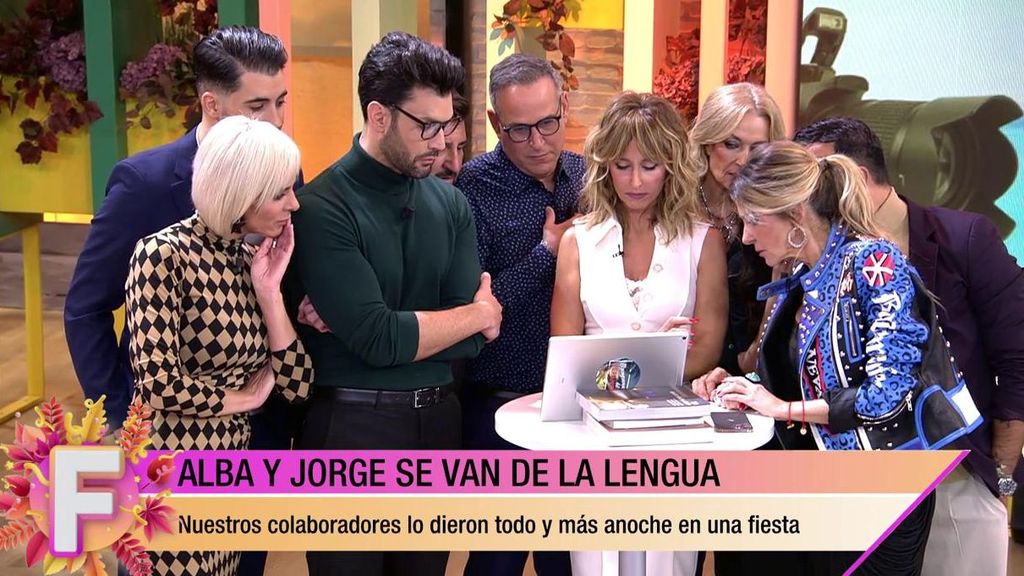Jorge Pérez ve el vídeo de su supuesto beso con Alba Carrillo