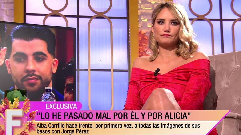 Alba Carrillo: "Espero que la relación de Jorge con su mujer se recupere"