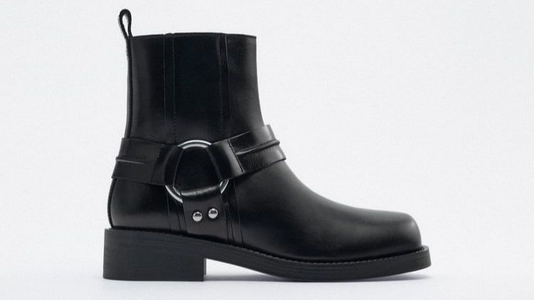 Botines biker de Zara