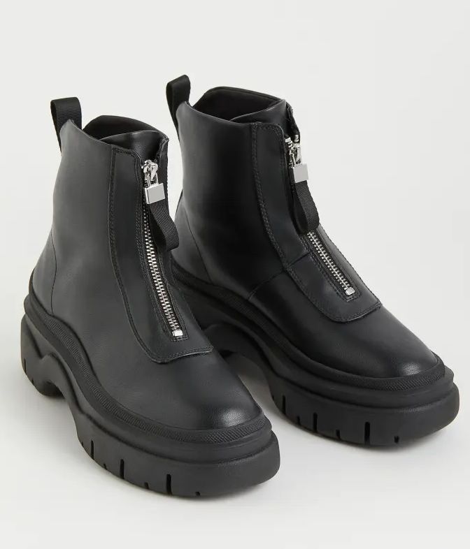Botines con cremallera de H&M