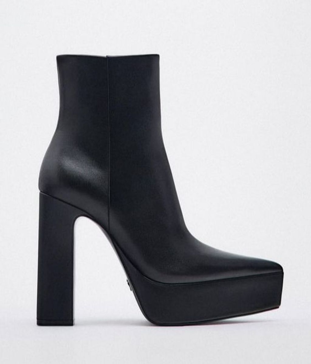 Botines con plataforma de Zara