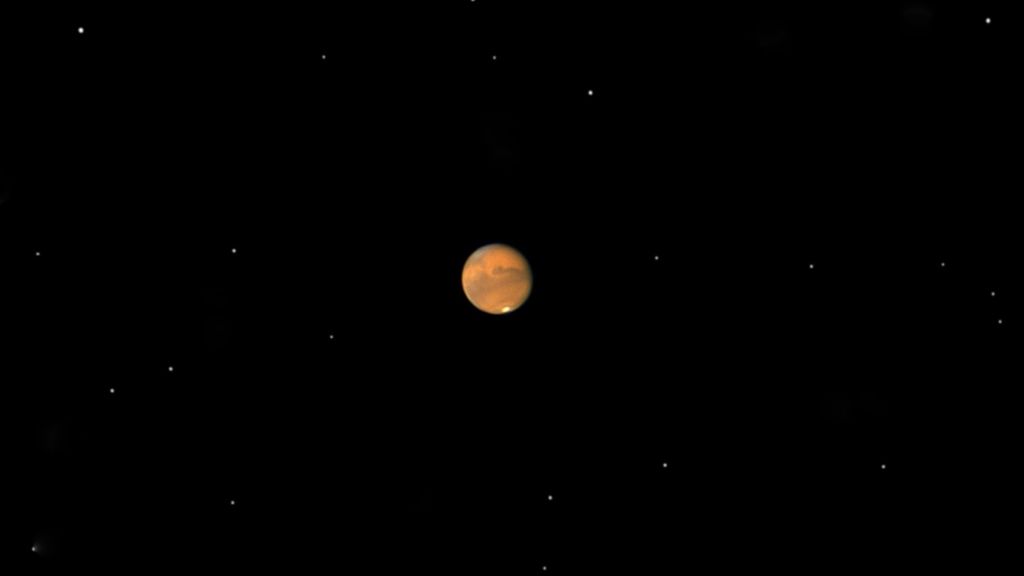 La luna llena coincidirá con la oposición de Marte