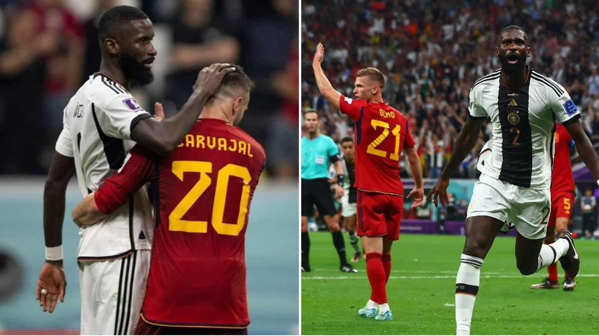 La petición de Rüdiger a Carvajal en el campo: "Tenéis que ganar a Japón" La petición de Rüdiger a Carvajal en el campo: "Tenéis que ganar a Japón"