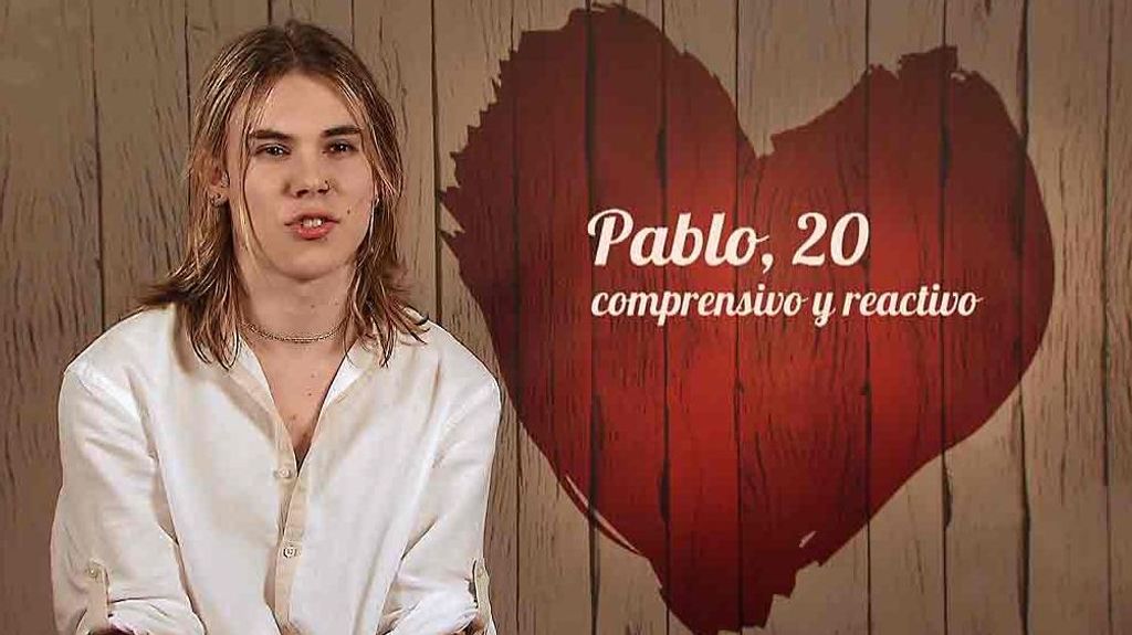 Pablo durante su cita en 'First Dates'