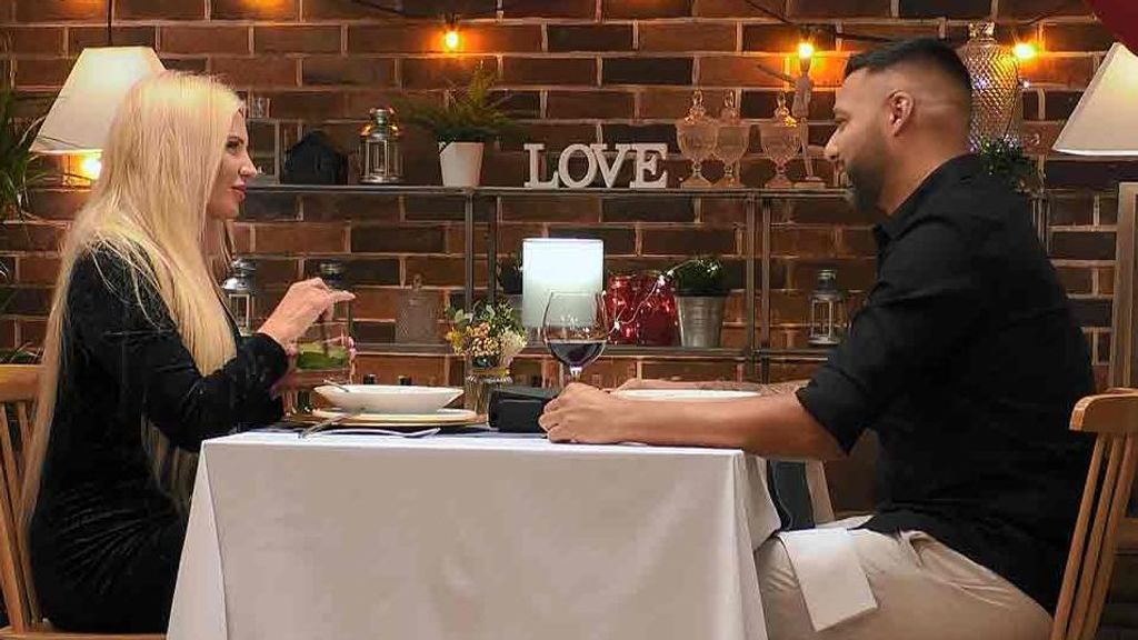 Rodrigo y Paula durante su cita en 'First Dates'