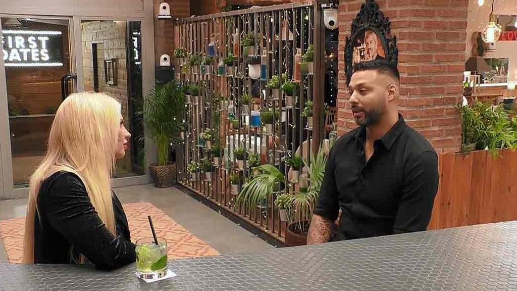 Rodrigo y Paula durante su cita en 'First Dates'