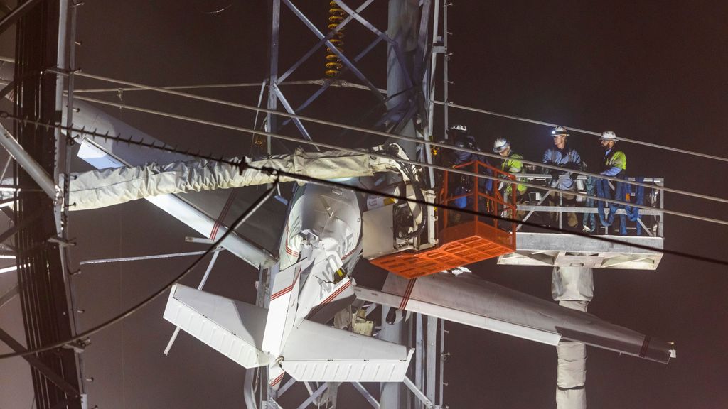 Una avioneta se estrella contra una torre de energía en Maryland, EEUU, y deja sin electricidad a 80.000 hogares