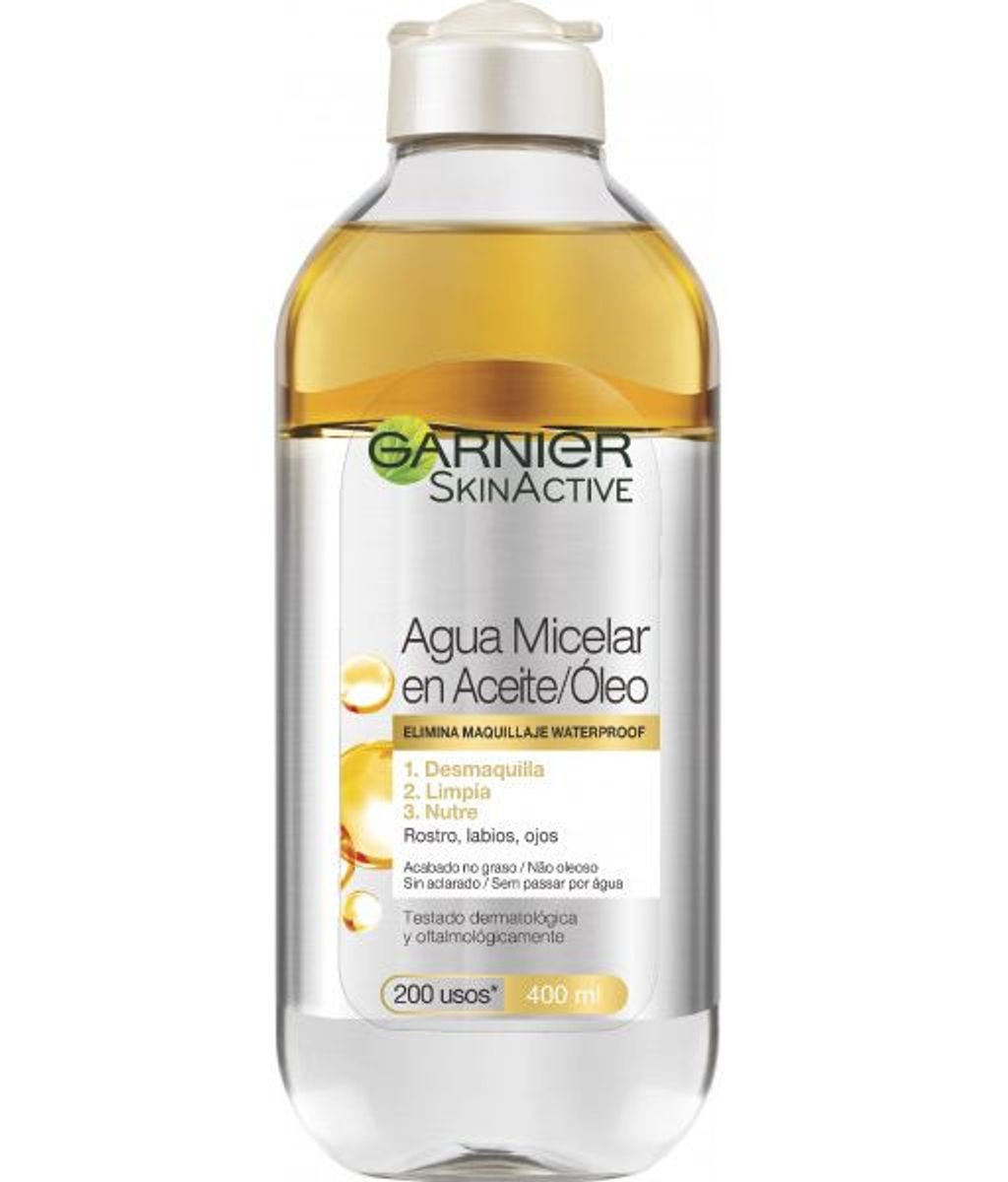 Agua Micelar Skin Active en Aceite de Garnier