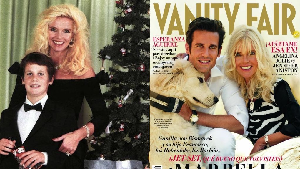 Gunilla con su hijo Francisco