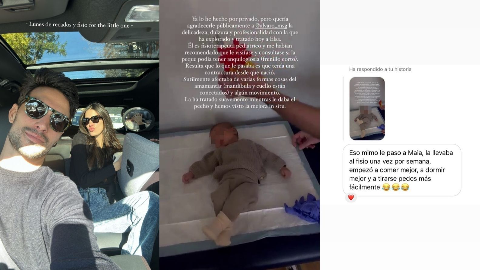 Lidia Torrent lleva al fisio a Elsa, su hija en común con Jaime Astrain