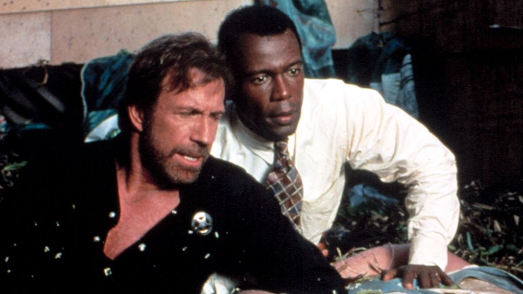 Chuck Norris y Clarence Gilyard Jr en 'Walker, Texas Ranger'