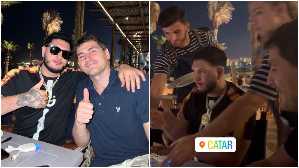 Iker Casillas y Omar Montes cenan juntos en Qatar: "Tus príncipes favoritos"