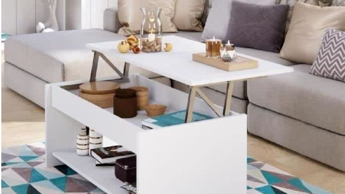 Gana espacio y decora tu salón con estas hermosas mesas de centro