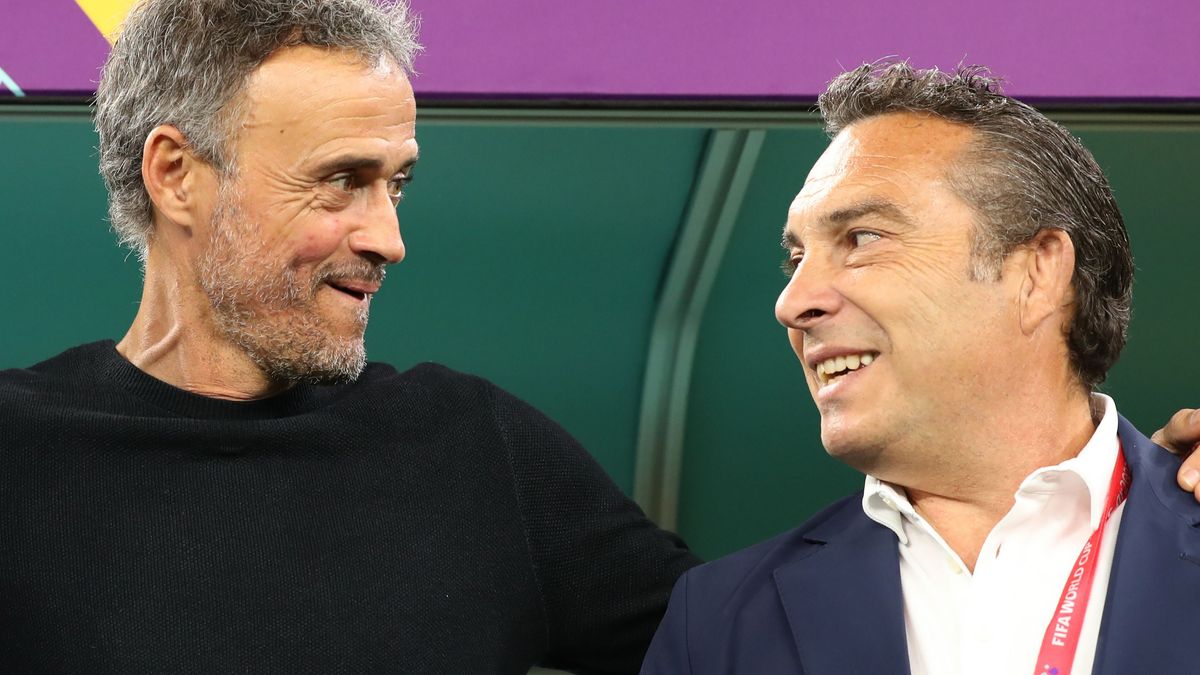 Luis Enrique con Joaquín Valdés (archivo) Luis Enrique con Joaquín Valdés (archivo)