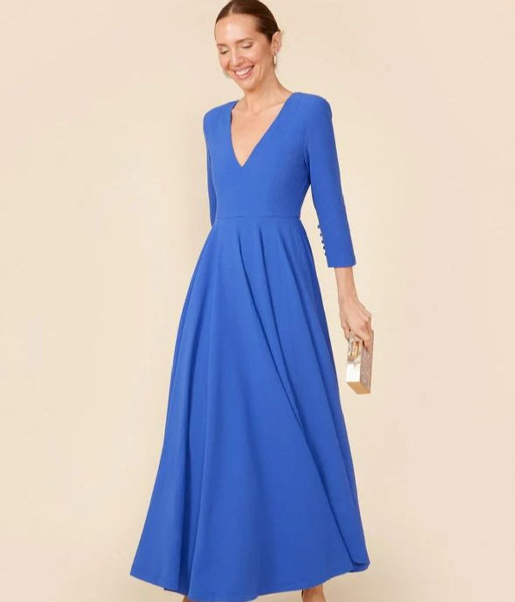 Vestido azul de Bruna