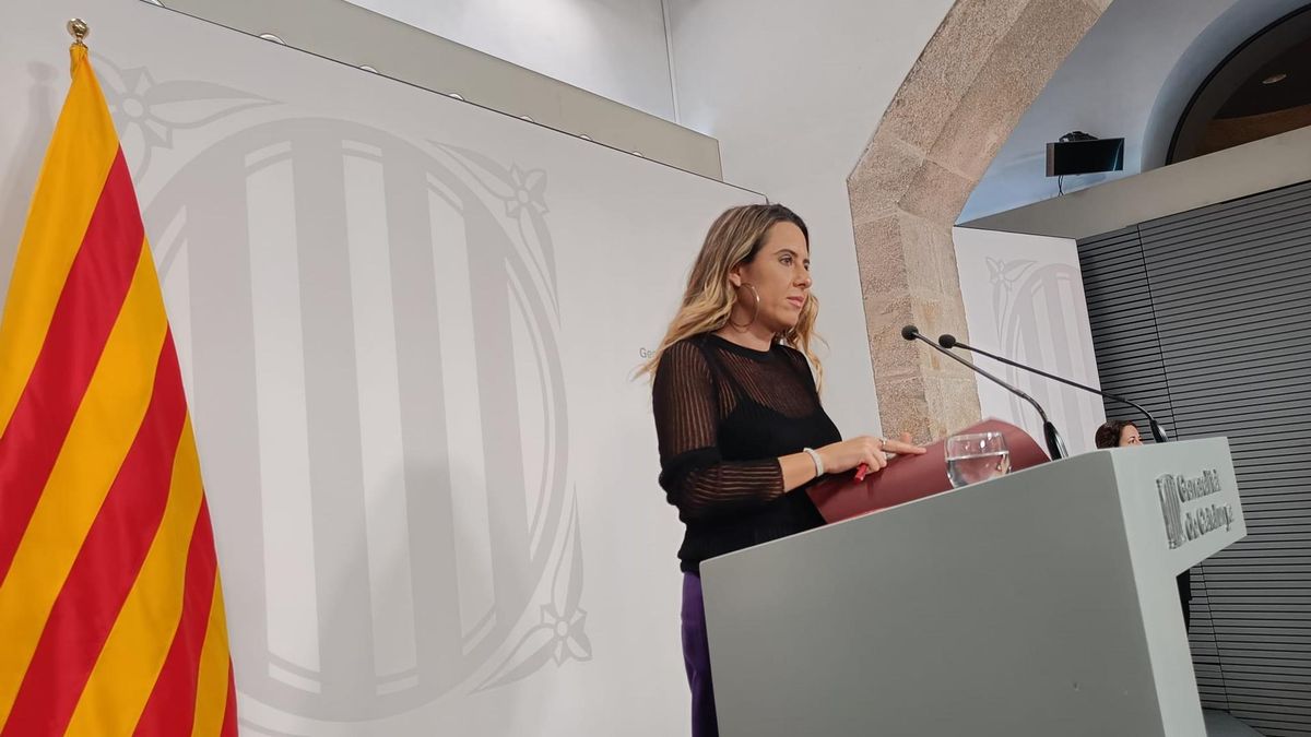 La portavoz del Govern, Patrícia Plaja, en rueda de prensa posterior al Consell Executiu. La portavoz del Govern, Patrícia Plaja, en rueda de prensa posterior al Consell Executiu.