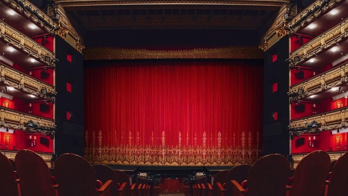 Interior del Teatro Real.