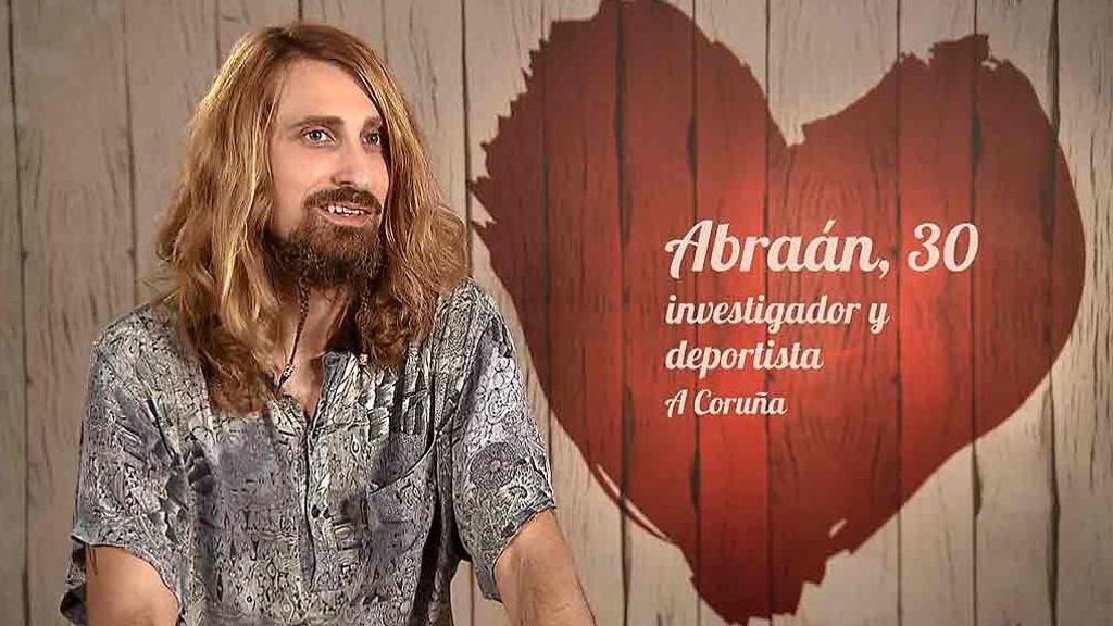Abraán durante su cita en 'First Dates'