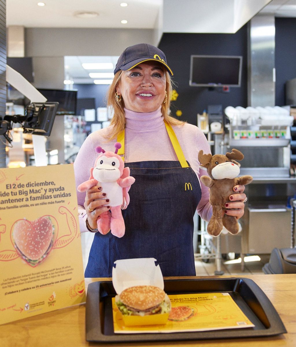 Belén Esteban ha invitado a todos a participar en el McHappy Day