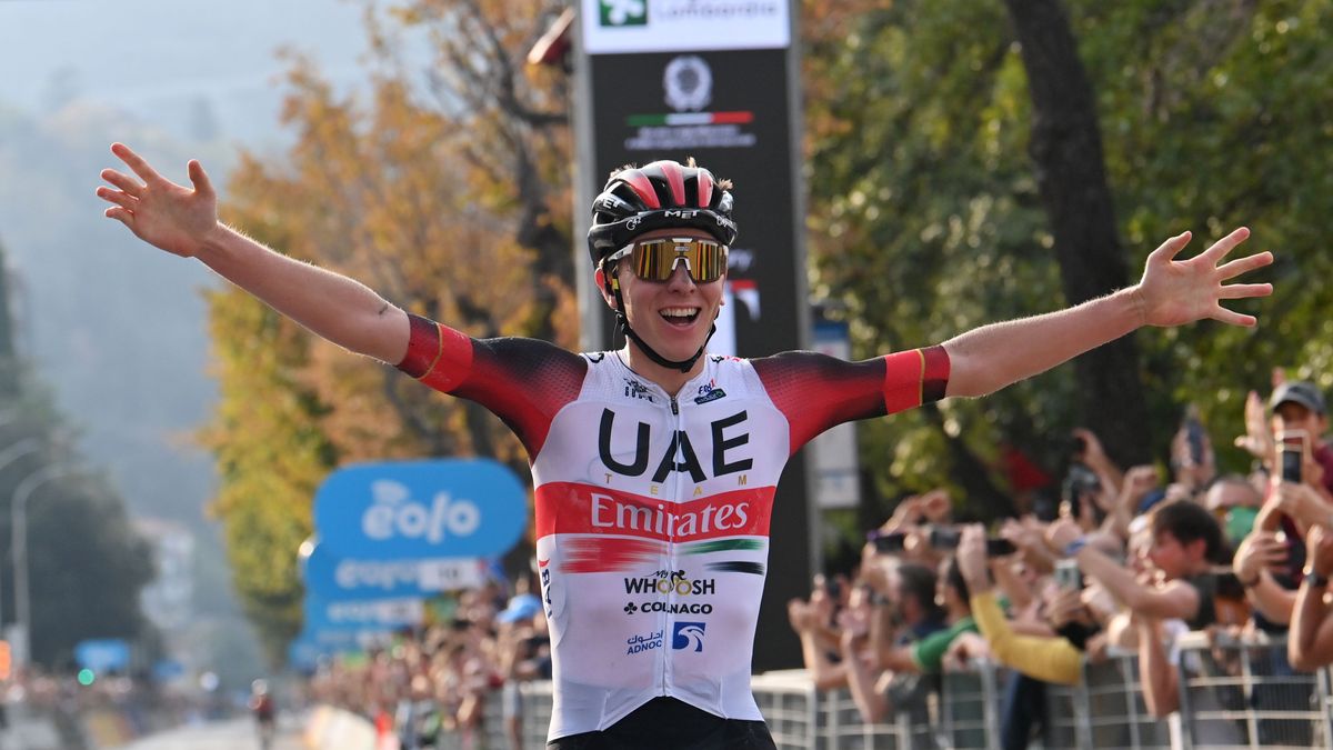 El ciclista Tadej Pogacar El ciclista Tadej Pogacar