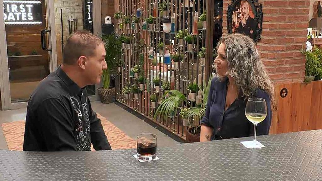 Julián y Lucía durante su cita en 'First Dates'