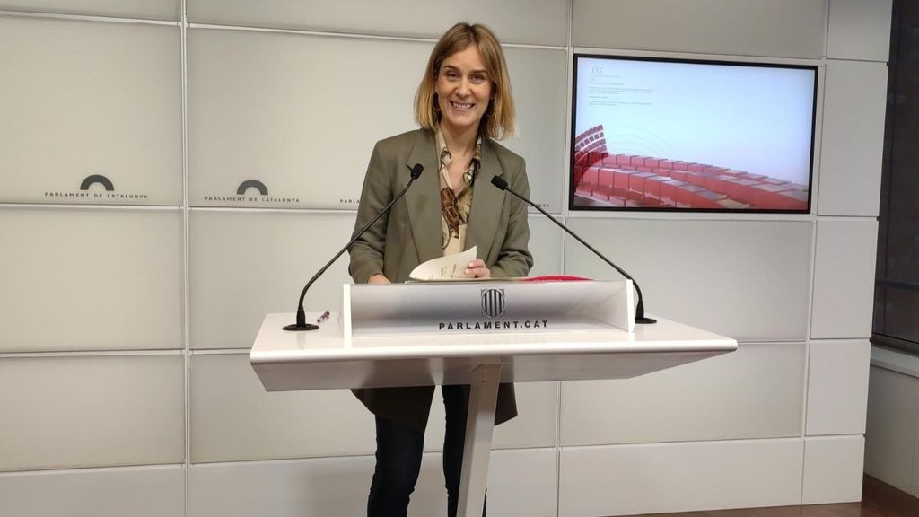 Líder de los Comuns en el Parlament catalán, Jessica Albiach