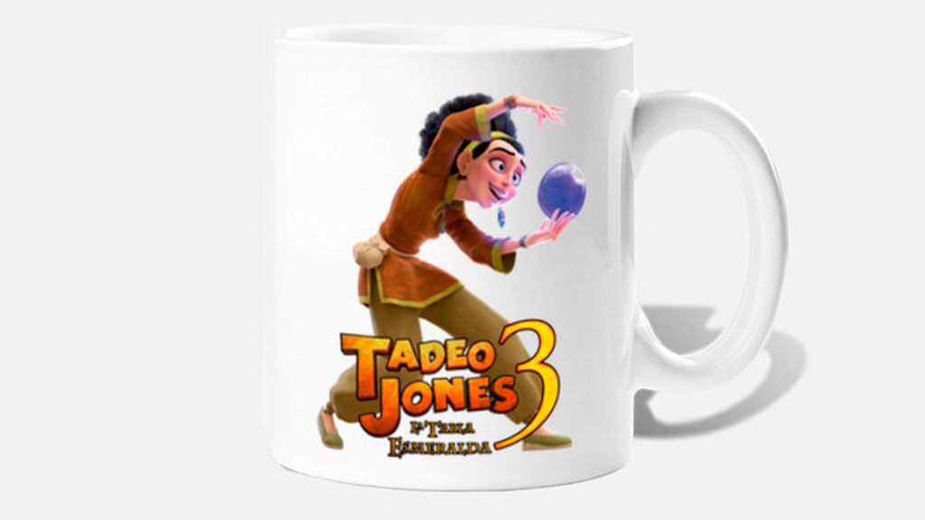 Tazas de Tadeo Jones 3: ¿Con quién vas a desayunar hoy?