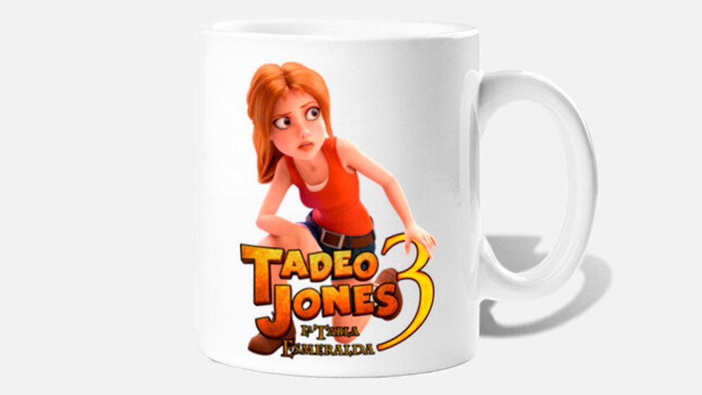 Tazas de Tadeo Jones 3: ¿Con quién vas a desayunar hoy?