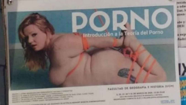 Cartel del seminario sobre 'Introducción a la teoría del porno”