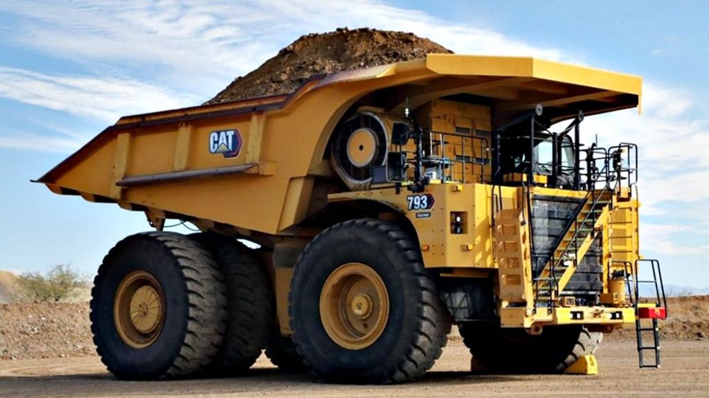 El 793 es posiblemente el camión eléctrico más grande del mundo