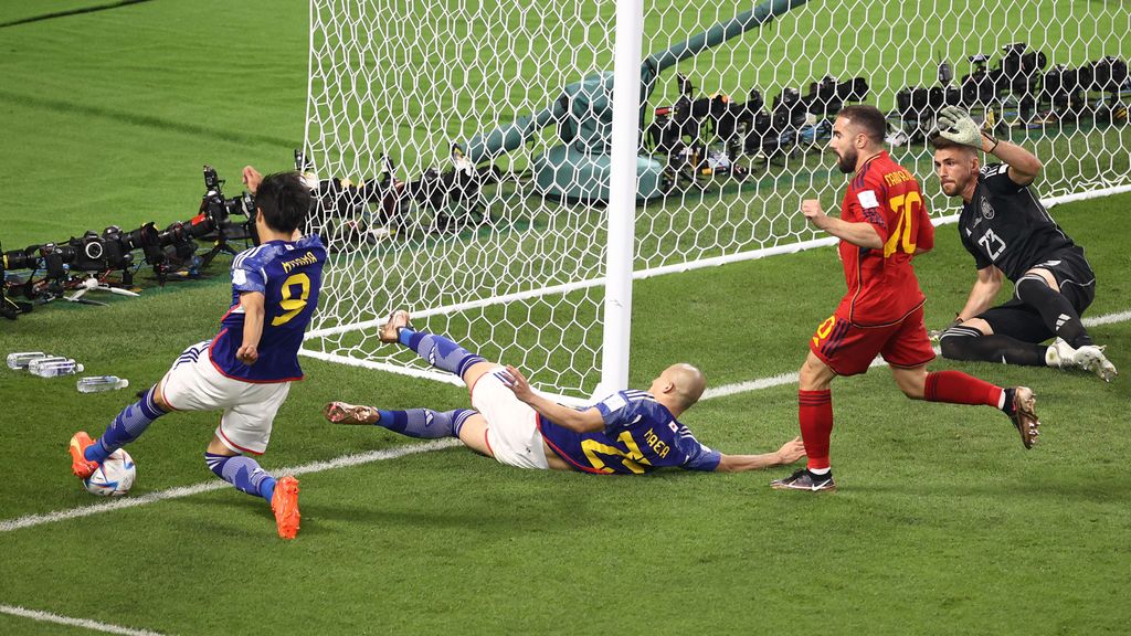 El ángulo Parrallax y por qué a unos les parece que el balón del segundo gol de Japón salió y a otros no