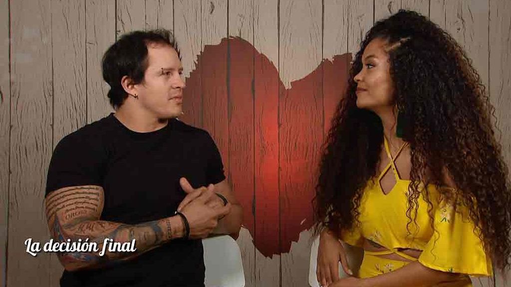 Jorge y Nicole durante su cita en 'First Dates'