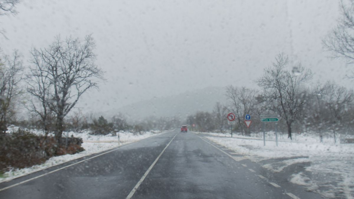 Nieve y heladas el fin de semana en estas zonas de España