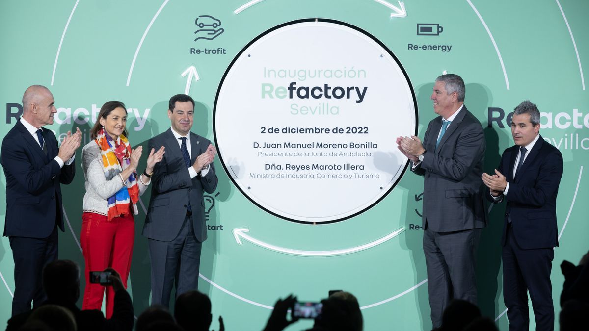 Renault Group inaugura Refactory Sevilla para dar una segunda vida a los vehículos usados.