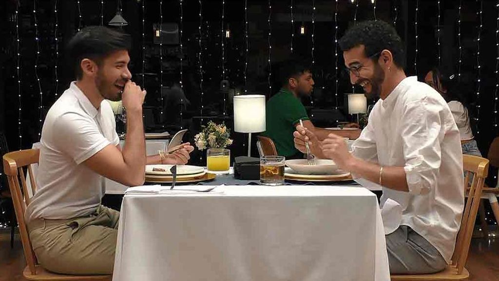 Yuniel y Álex durante su cita en 'First Dates'