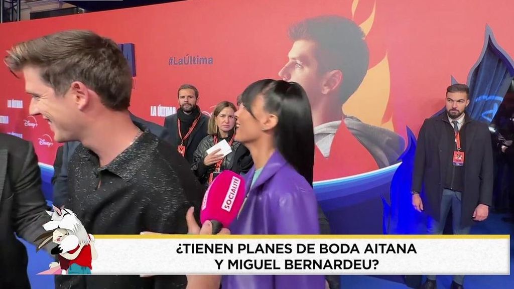 Aitana y Miguel se marchan de la entrevista