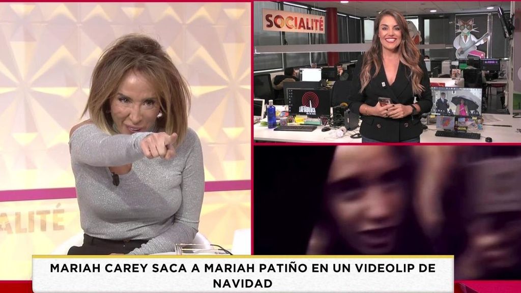 El momento en el que Patiño aparece en el videoclip de Mariah Carey