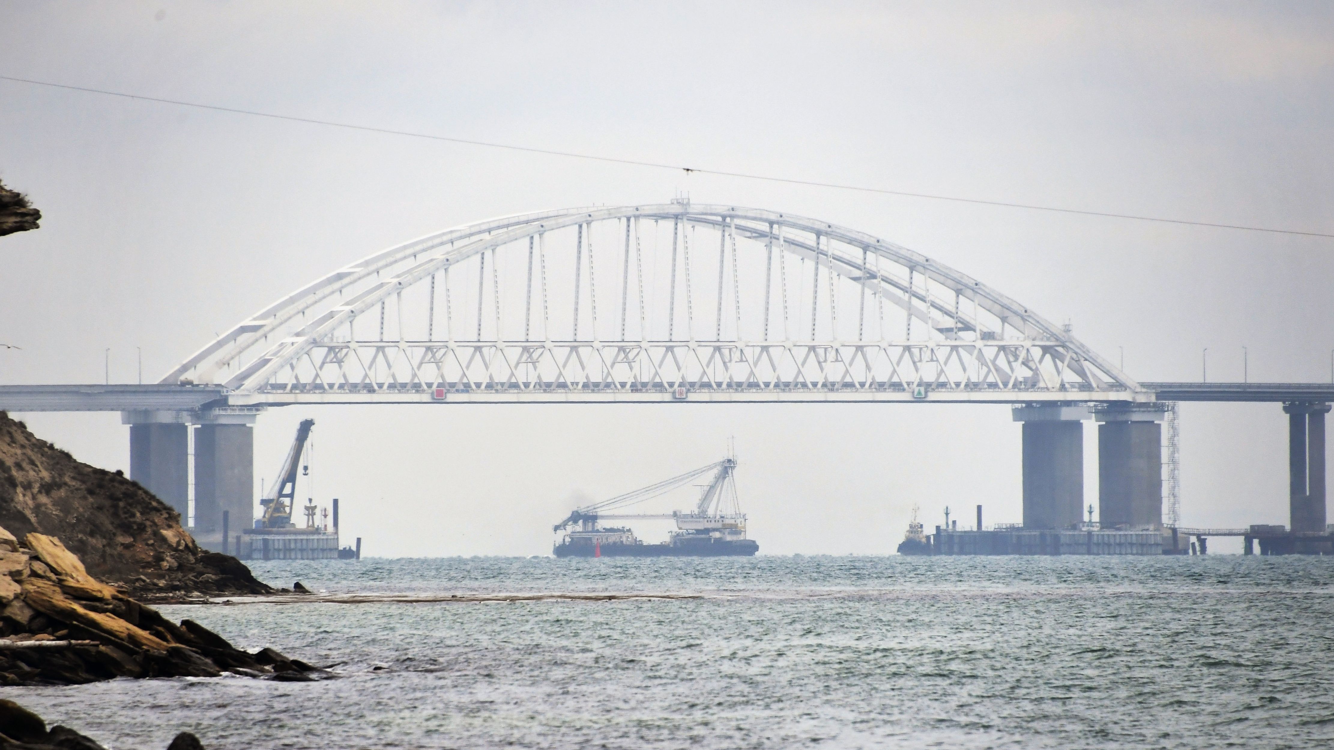 Putin drives throughout the Crimean bridge two months after the Ukrainian assault