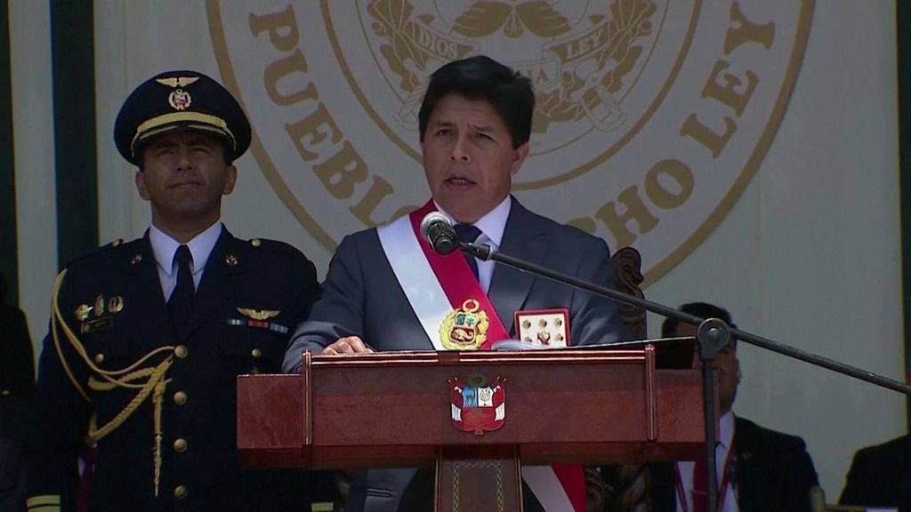 El presidente de Perú, Pedro Castillo, fracasa en su autogolpe de Estado y es detenido