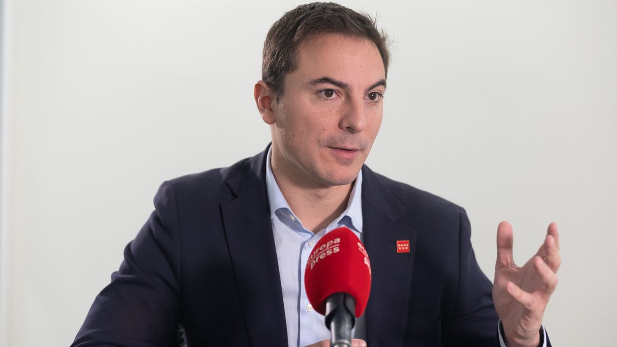 El secretario general del PSOE de Madrid, Juan Lobato