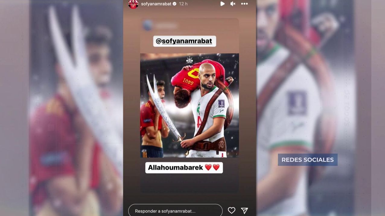 La polémica publicación de Nordin Amrabat.
