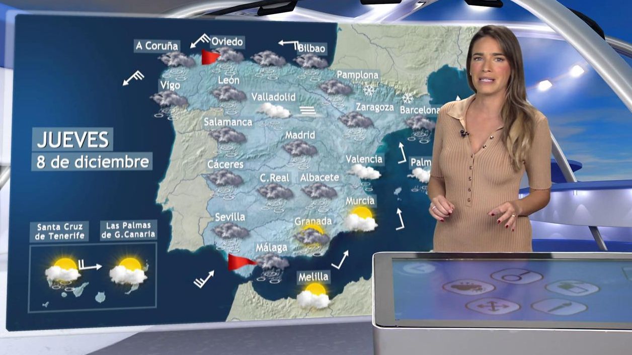 Una borrasca causará lluvias generalizadas en España el jueves