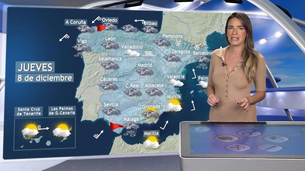 Una borrasca causará lluvias generalizadas el jueves: el tiempo que hará en España