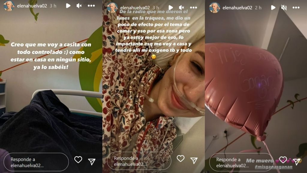 Elena Huelva anuncia que vuelve a casa