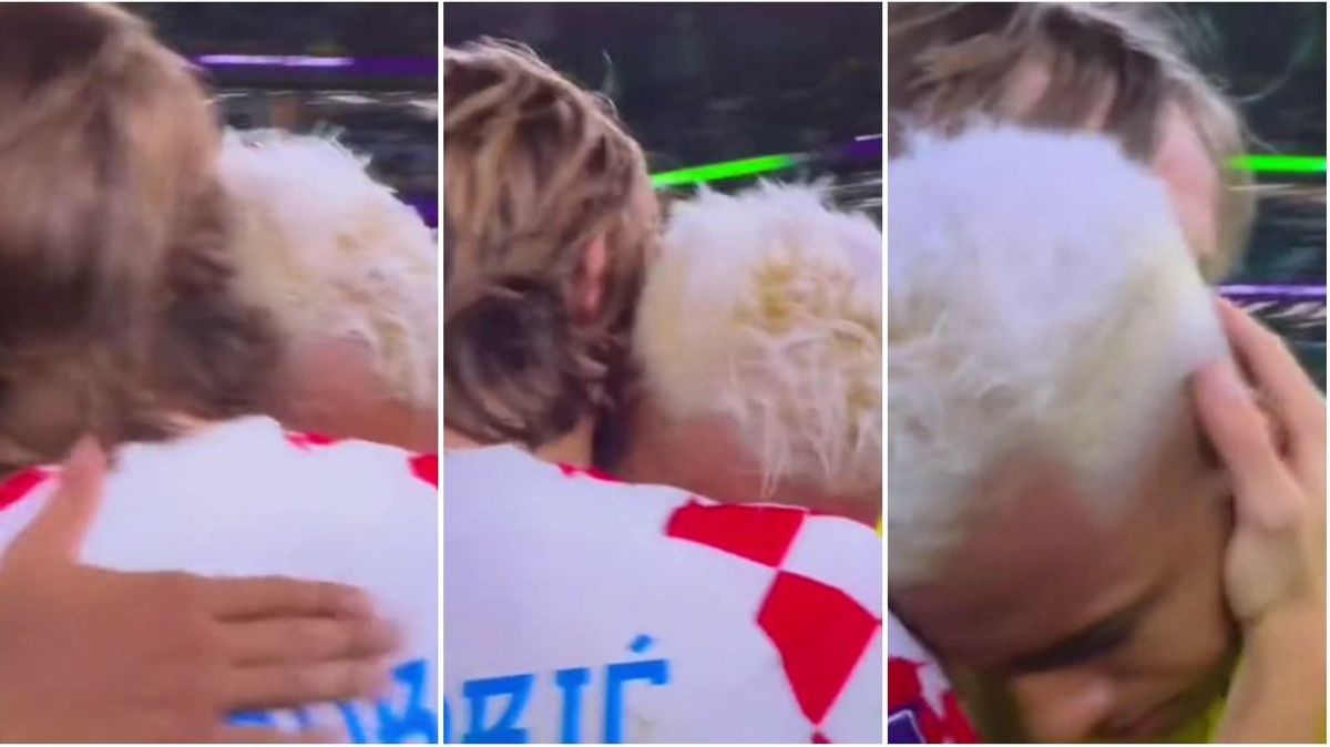 Modric, directo a consolar a Rodrygo: pasó de celebraciones para apoyar a su amigo