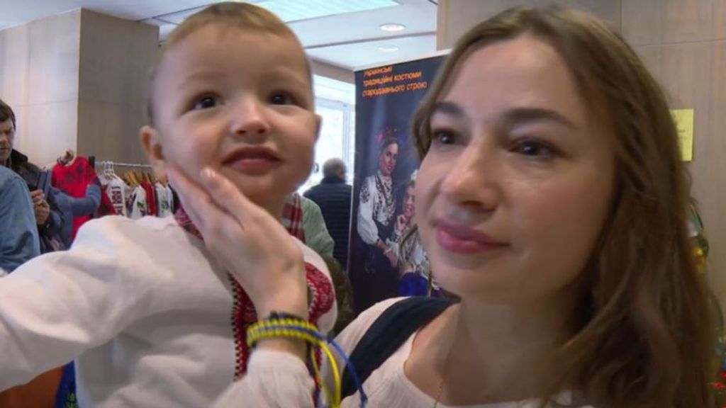 Mikita, el niño ucraniano con cáncer que se recupera en Madrid