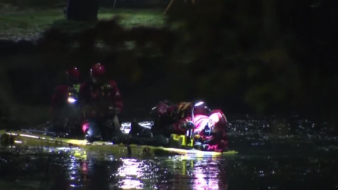 Four children in critical condition after falling into a frozen lake