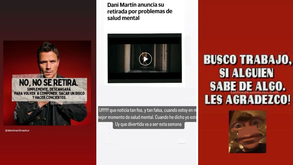 El enfado de Dani Martín tras el malentendido sobre su futuro en la música